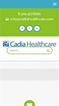 Mobile Screenshot of cadiahealthcare.com